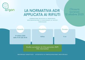 Corso ADR rifiuti